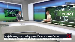 Atmosféra na štadióne sa náhle zmenila. Redaktor TA3 opísal, čo sa dialo v Trnave