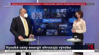 Vysoké ceny energií ohrozujú výrobu