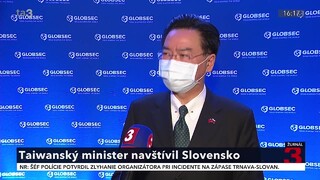 Taiwanský minister navštívil Slovensko. Číne sa to nepáči, hrozí nám odvetnými krokmi