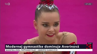 Averinová dominovala na šampionáte v modernej gymnastike