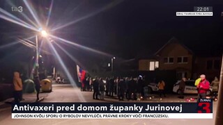 Antivaxeri urážali žilinskú županku pred jej domom, musela zasahovať polícia