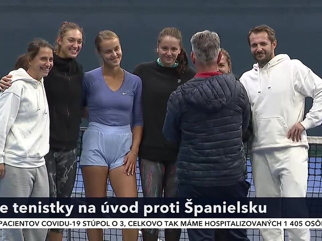 Naše tenistky sa pripravujú na turnaj Pohára Billie Jean Kingovej, prvým súperom bude Španielsko