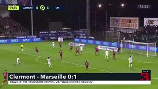 Marseille je po výhre v tabuľke tretie, mužstvu Clermond Ferrand patrí pätnásta priečka