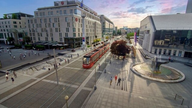 električka SND Bratislava