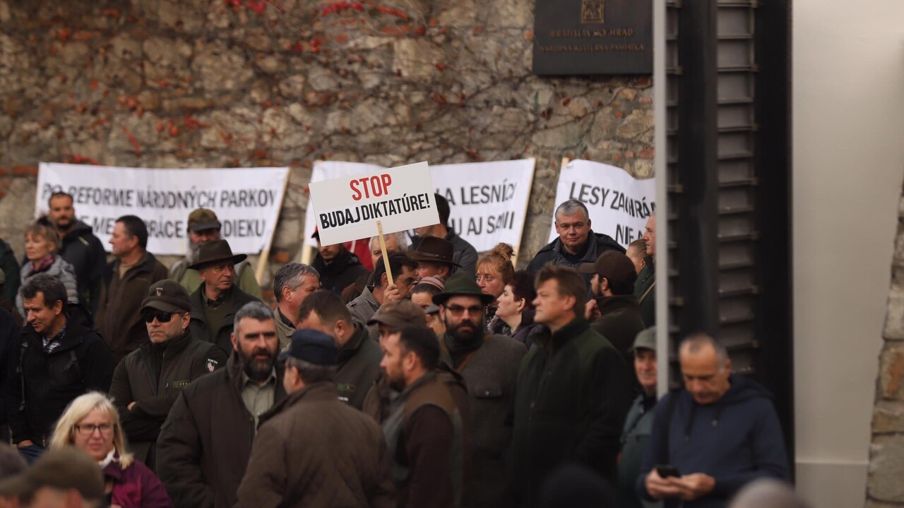 Protest proti reforme národných parkov