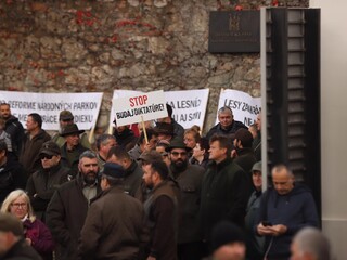 Protest proti reforme národných parkov