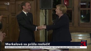 Merkelová navštívila Francúzsko poslednýkrát ako kancelárka, rozlúčila sa s Macronom