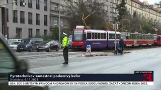 Pyrotechnikov zamestnal podozrivý kufor