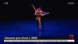 Umenie pre život v SND / Fazzino opäť na Slovensku / Sršňová predstavila novú kolekciu / Kreatívna tanečná výzva / Metamorfózy času