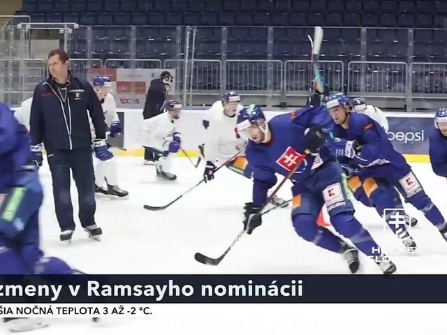 Hokejisti majú za sebou úvodný zraz pred Nemeckým pohárom. Ramsay avizuje tri zmeny v tíme
