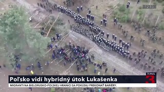 Na hranici sa zhromaždil dav migrantov. Poľské jednotky sú pripravené na akýkoľvek scenár, tvrdí poľský minister vnútra