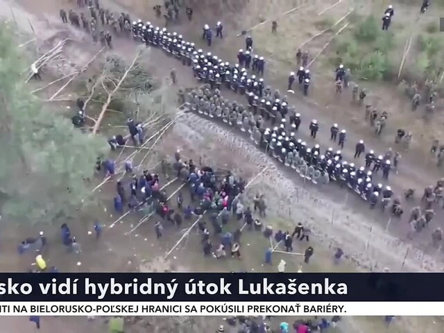 Migranti sa utáborili na hraniciach s Bieloruskom. Armáda je pripravená kedykoľvek zasiahnuť