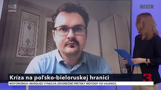 Bielorusko sa snaží odpútať pozornosť od diania v krajine, hovorí odborník o situácii na hraniciach s Poľskom