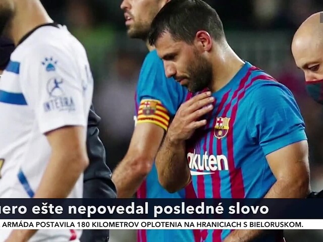 Agüero dementoval správy o hroziacom konci kariéry, zostáva pozitívny