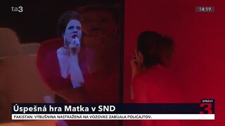 Oceňované dielo v Bratislave. Slovenské národné divadlo predstavilo hru Matka