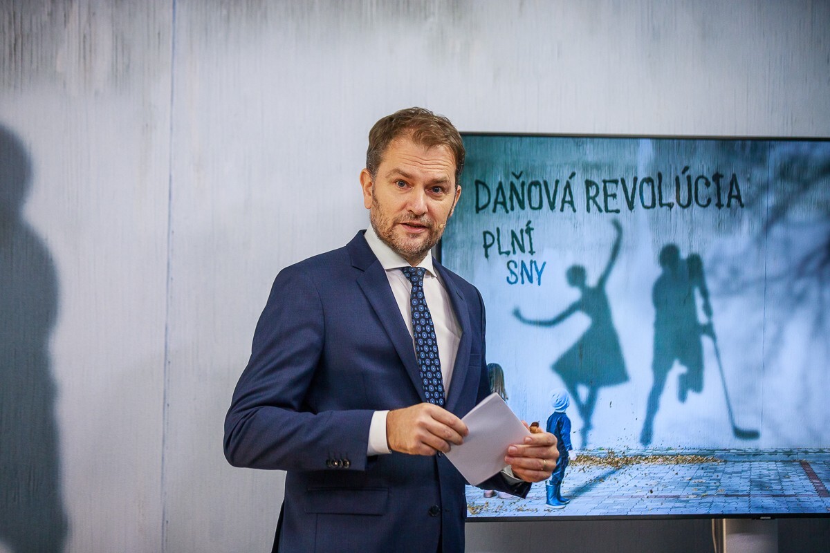 Igor Matovič predstavuje daňovú reformu