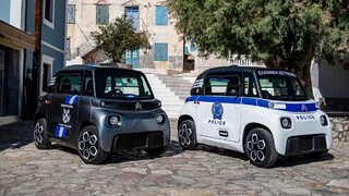 Na gréckom ostrove Chalki budú bezpečnostné zložky dohliadať na bezpečnosť v elektrickom Citroëne Ami EV