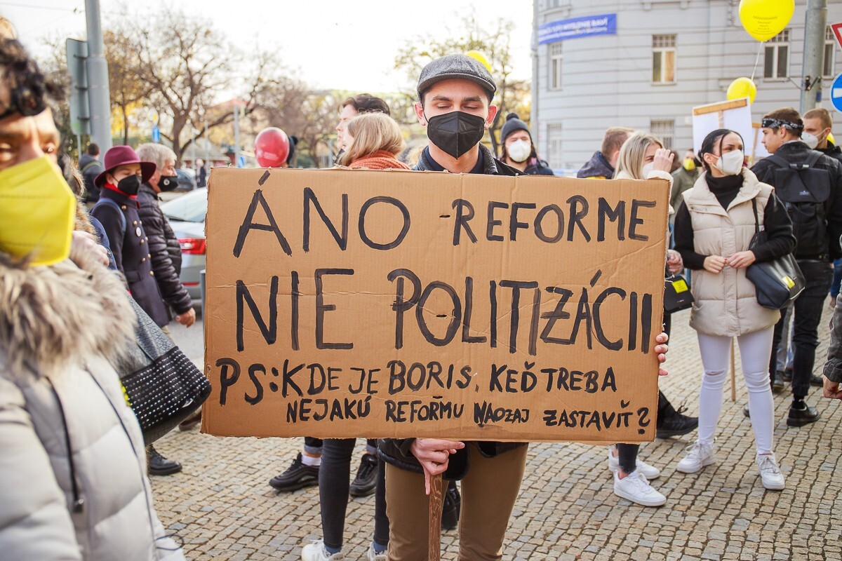 Protest proti vysokoškolskému zákonu