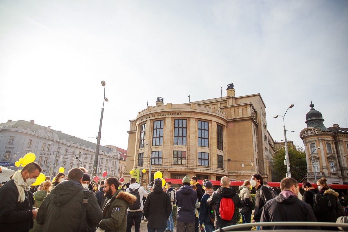 Protest proti vysokoškolskému zákonu