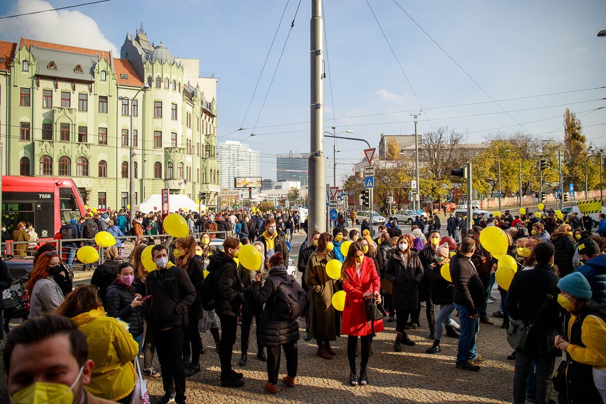Protest proti vysokoškolskému zákonu