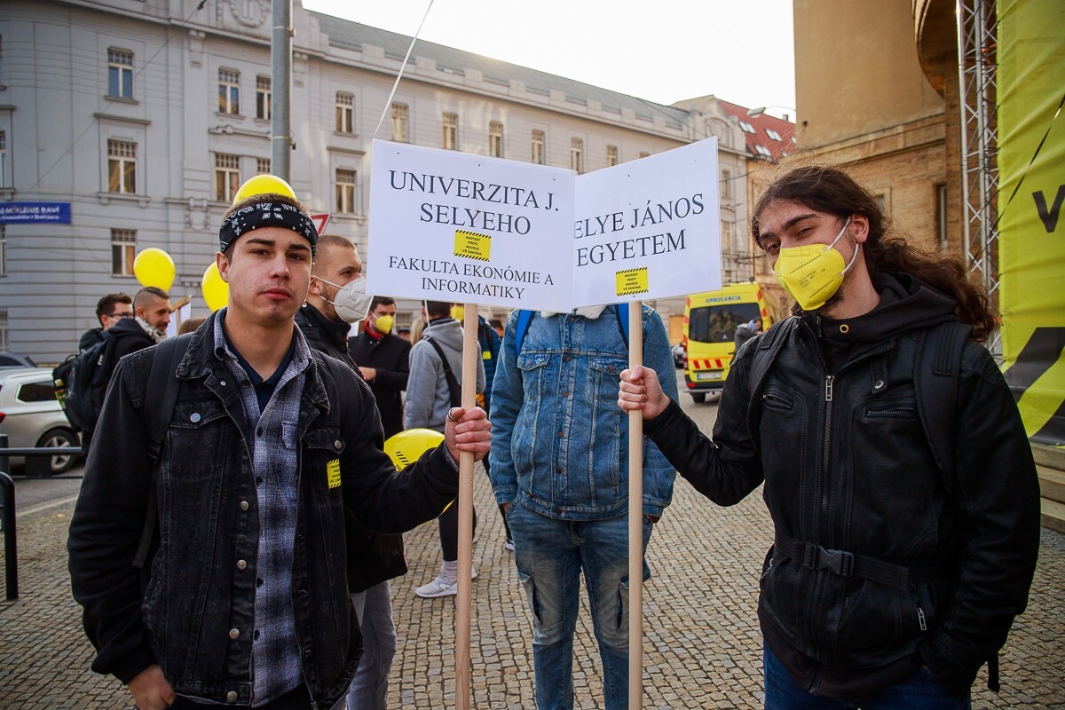 Protest proti vysokoškolskému zákonu