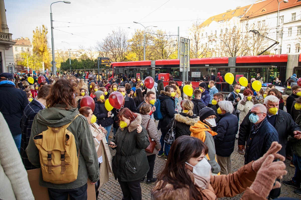 Protest proti vysokoškolskému zákonu