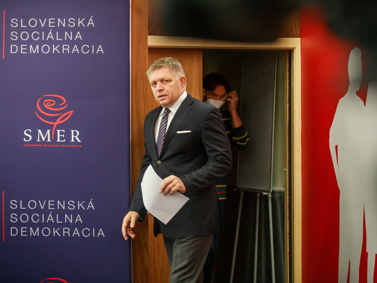 Tlačová konferencia strany SMER - SD