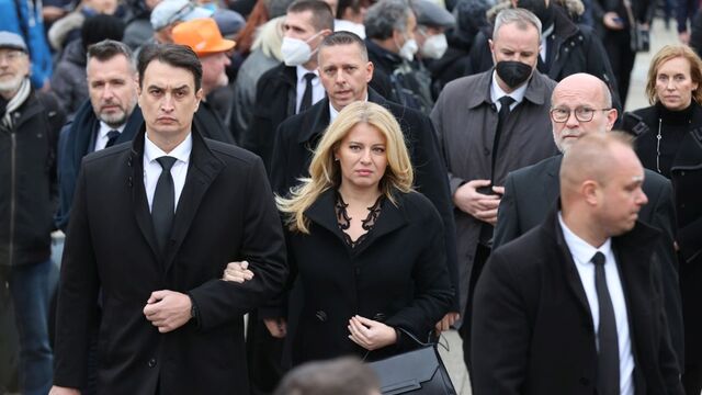 Pohreb Mira Žbirku.