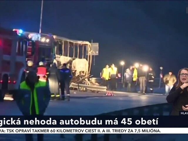 Nehoda autobusu v Bulharsku si vyžiadala desiatky obetí, prežilo iba sedem ľudí