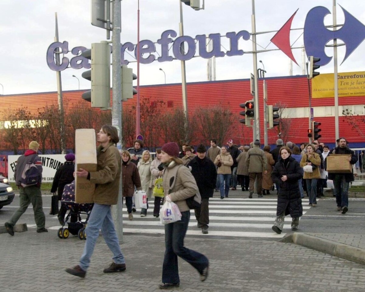 Carrefour v Bratislave v roku 2005
