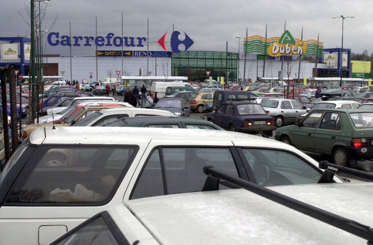 Carrefour v Žiline v roku 2005