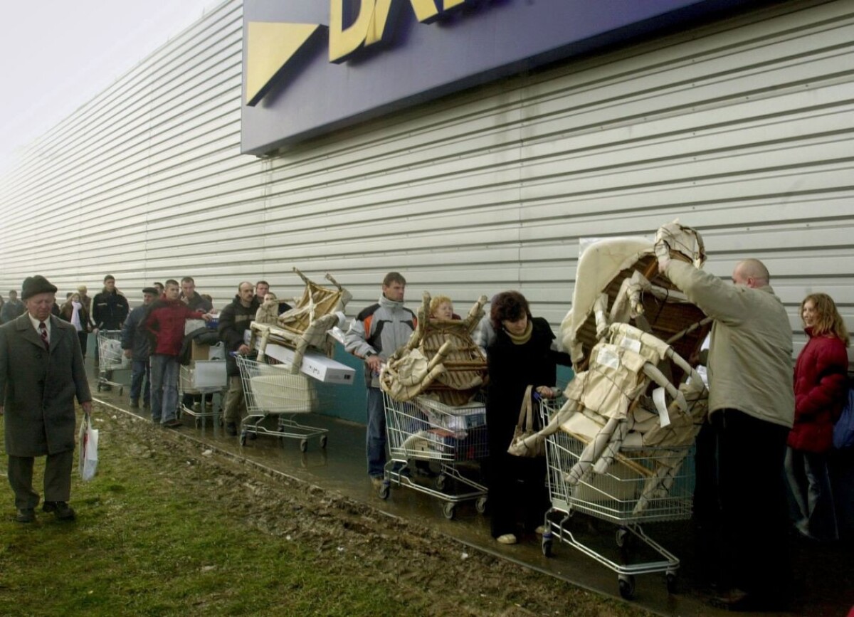 Carrefour v Košiciach v roku 2005