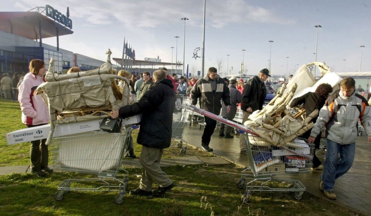 Carrefour v Košiciach v roku 2005