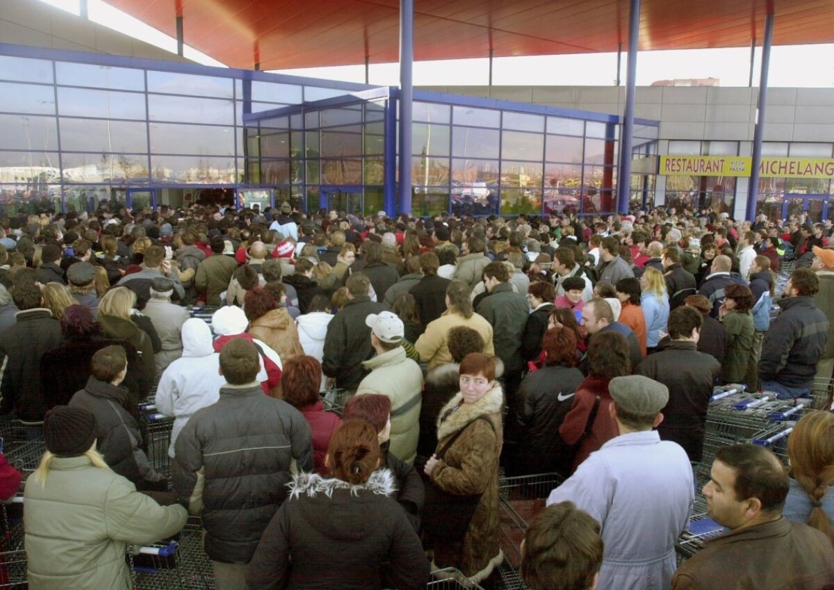 Carrefour v Košiciach v roku 2005