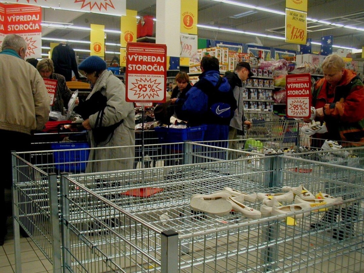 Carrefour v Žiline v roku 2005