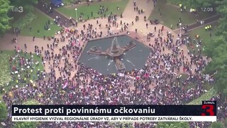 Austrálske ulice zaplnili demonštranti, protestovali proti povinnému očkovaniu