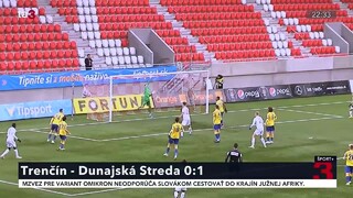 Dunajská Streda zvládla duel s Trenčínom, rozhodol jeden gól