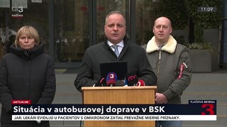 TB predsedu Bratislavského kraja J. Drobu o problémoch so spoločnosťou Arriva