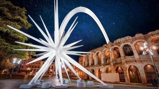 Talianska Verona a advent.