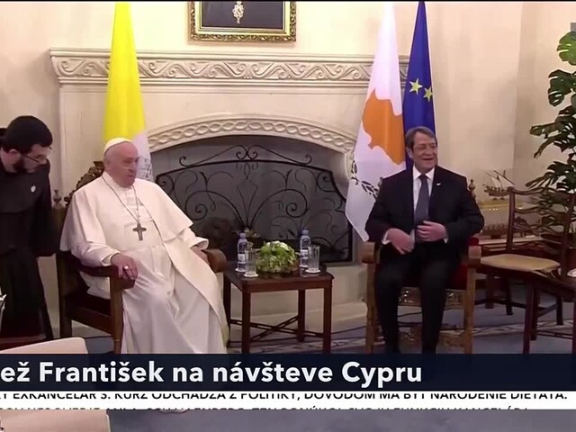 Pápež František odštartoval návštevu Cypru. Počas prvého dňa rezonovali témy migrácie ale aj rozdelenia ostrova