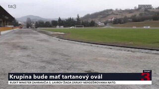 Atletická infraštruktúra sa na Slovensku zveľaďuje, Krupina bude mať nový tartanový ovál
