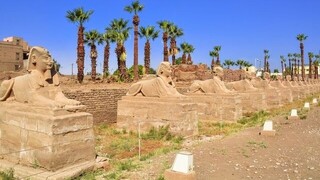 Egyptská aleja sfíng je po 3000 rokoch opäť vzkriesená. Otvorenie sprevádzala slávnostná ceremónia