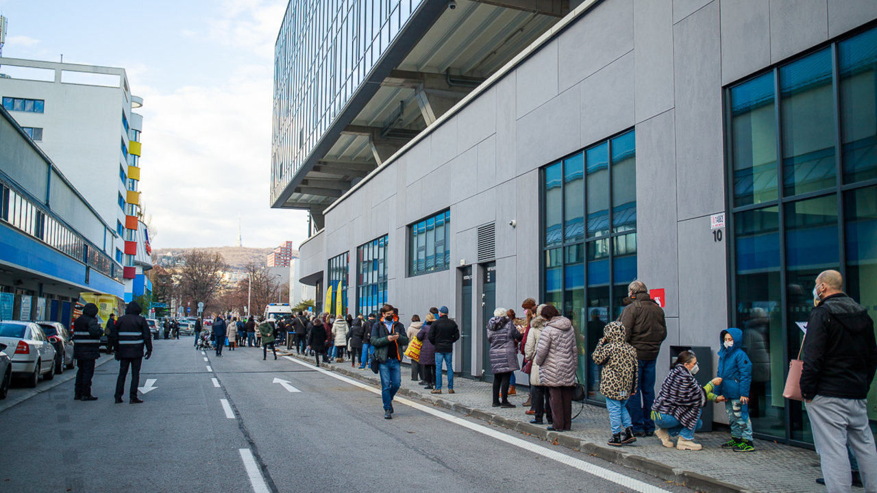 Očkovacie centrum na štadióne