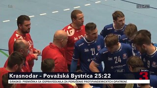 Ak chcú postúpiť, potrebujú výhru o štyri góly. Považská Bystrica prehrala s ruským Krasnodarom