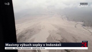 Výbuch sopky v Indonézii si vyžiadal obete. Tisíce ľudí utekali do bezpečia