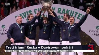 Víťazmi Davisovho pohára sa stali Rusi. Vo finále zdolali Chorvátsko
