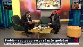 Nechceme sa tlačiť do politiky, potrebujeme riešiť ekonomickú situáciu, tvrdí predseda autodopravcov