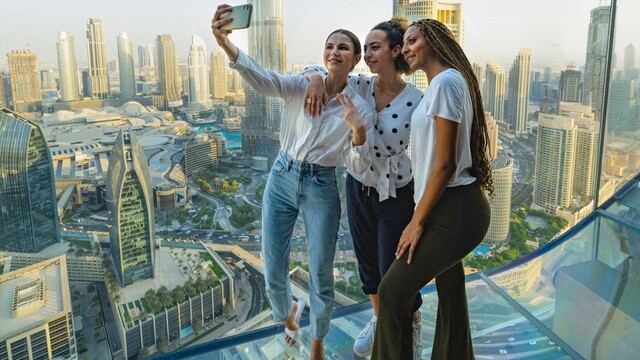 Jedinečná vyhliadka z hotela Address Sky View v Dubaji.