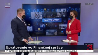 Upratovanie vo Finančnej správe
