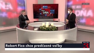 Ján Mikas chce tvrdšie opatrenia / Robert Fico chce predčasné voľby